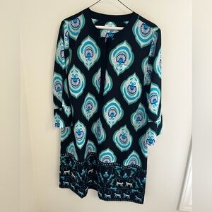 Crown & Ivy Blue Long Sleeve Dress